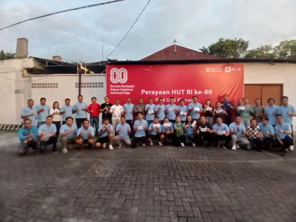 Meriah! Revi Aldrian Bersama Karyawan PLN UP3 Manado Semarakkan Kemerdekaan RI ke-80 122 PLN HUT RI KE 80 OK