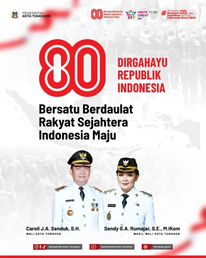Walikota dan Wakil Walikota Tomohon