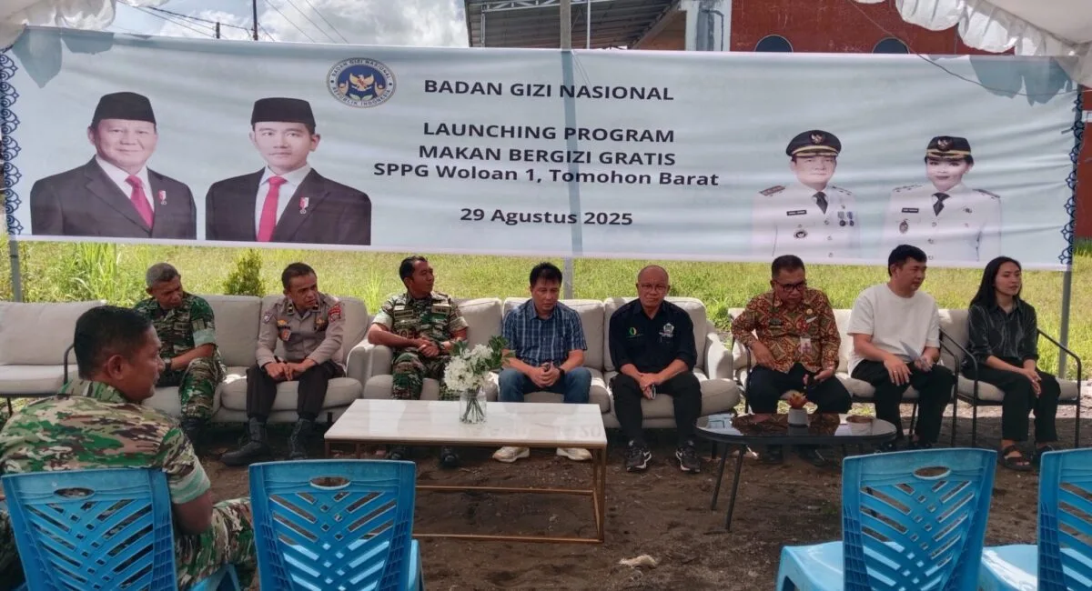 Dukung Program MBG Presiden Prabowo Subianto, Pemkot Launching Dapur MBG SPPG Woloan 121 mbg foto a