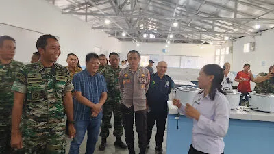Dukung Program MBG Presiden Prabowo Subianto, Pemkot Launching Dapur MBG SPPG Woloan 126 mbg tinjau fdapur