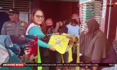 pikk dan srikandi pln up3 tolitoli ajak masyarakat gunakan tas belanja ramah lingkungan
