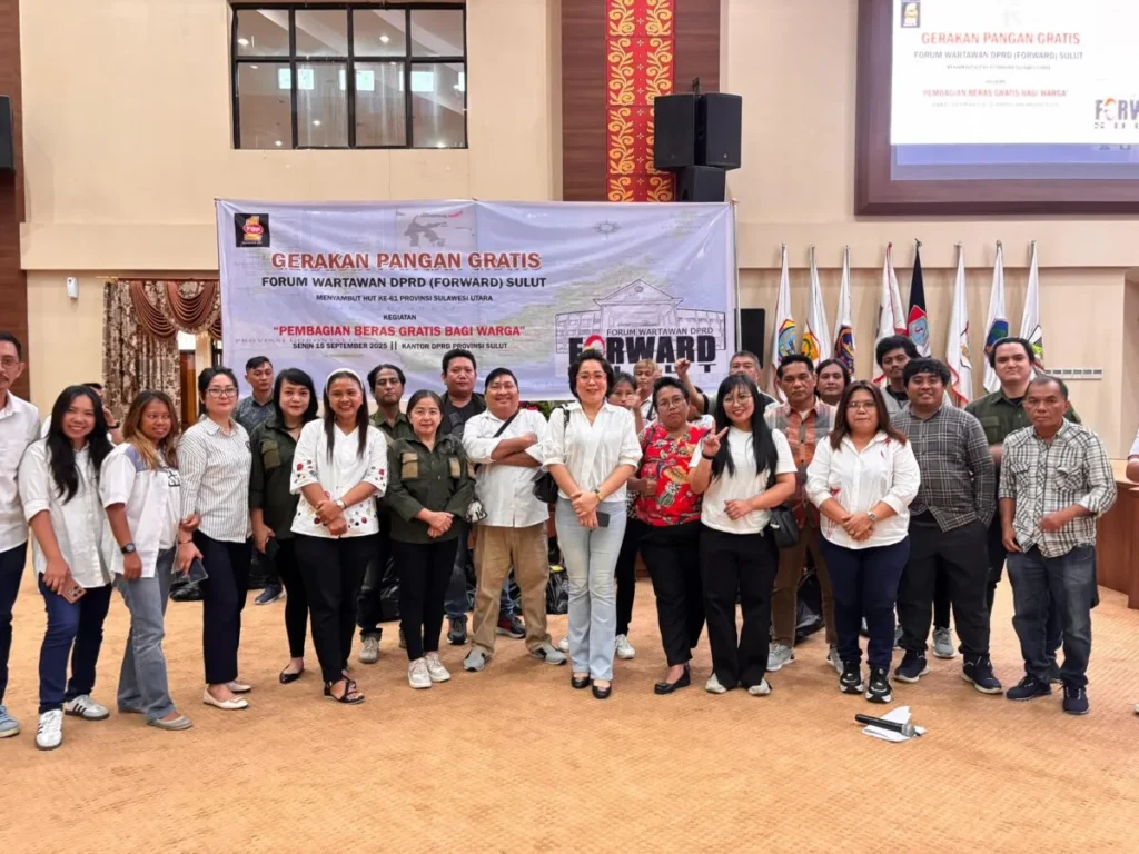 Forum Wartawan DPRD Sulut Sukses Laksanakan Gerakan Pangan Gratis 122 1000594942