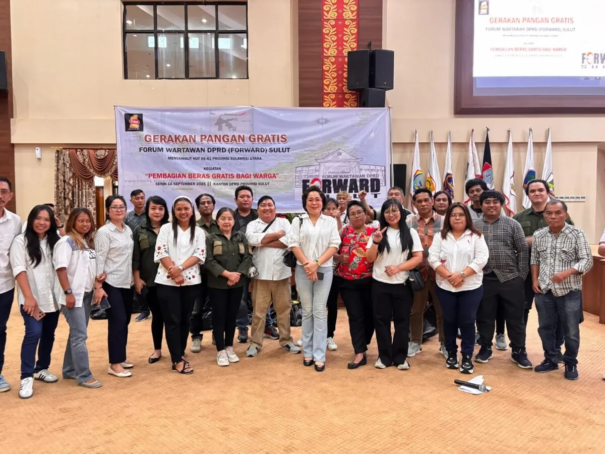 Forum Wartawan DPRD Sulut Sukses Laksanakan Gerakan Pangan Gratis 121 1000594942
