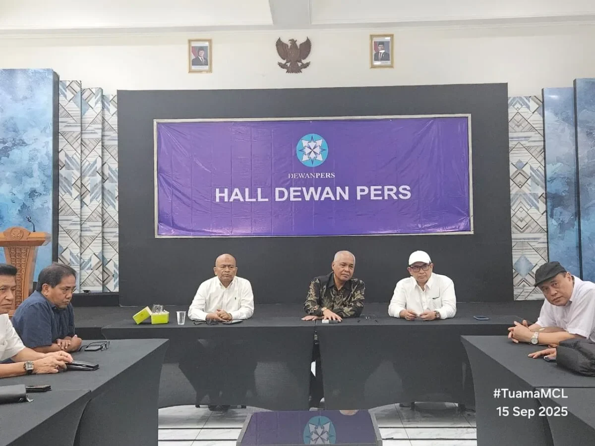 Akhmad Munir Umumkan Susunan Pengurus Lengkap PWI Pusat 2025–2030 121 PWI PUSAT FOTO A