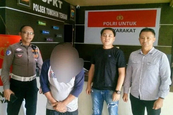 Polsek Tomohon Tengah Amankan Pria Paruh Baya, Diduga Lakukan Pelecehan 121 TSK PELECEHAN TOMTENG