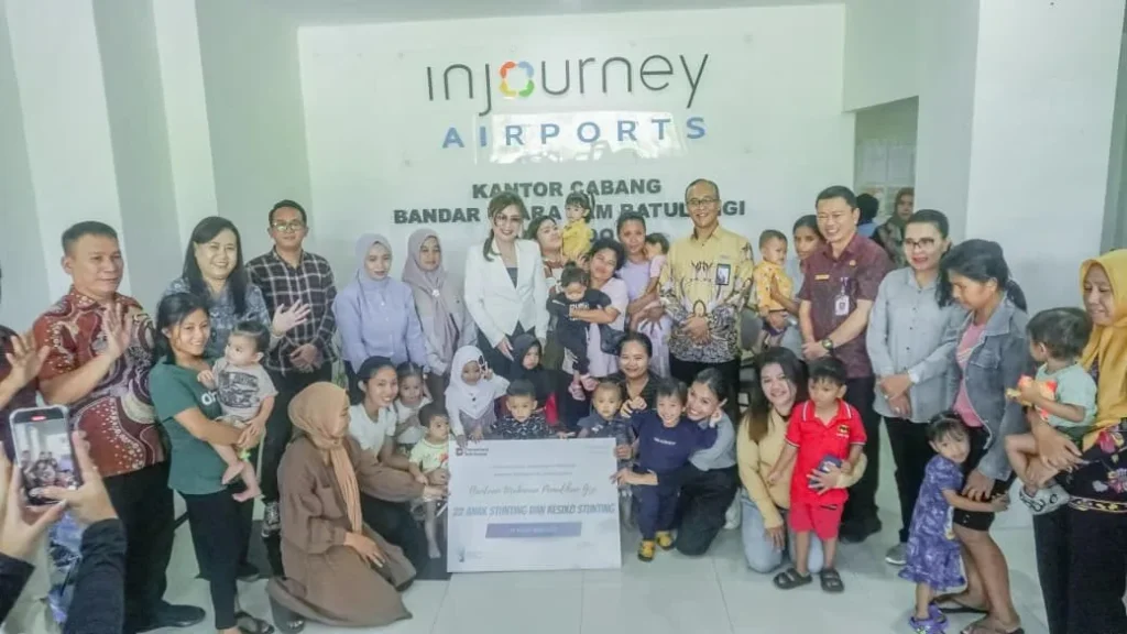 Bandara Sam Ratulangi Peduli Kesehatan, Gelar Pelayanan Keliling dan Tangani Stunting di Masyarakat Sekitar 121 BANDARA SAMRAT FOTO B STUNTING
