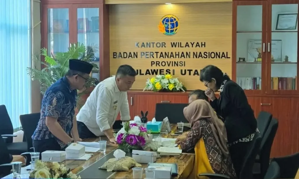 Pemda Boltim dan Kanwil BPN Sulut Kerjasama Bahas Tata Kelola Aset Daerah 121 foto B Boltim adv