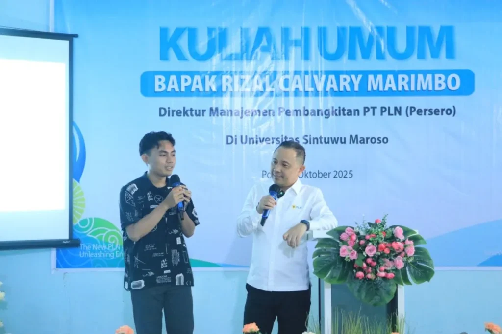 Tekankan Pentingnya Menggali Potensi Diri, Direktur Manajemen Pembangkitan PLN Beri Kuliah Umum Kepada Ratusan Mahasiswa Unsimar 121 pln kuliah umum ok