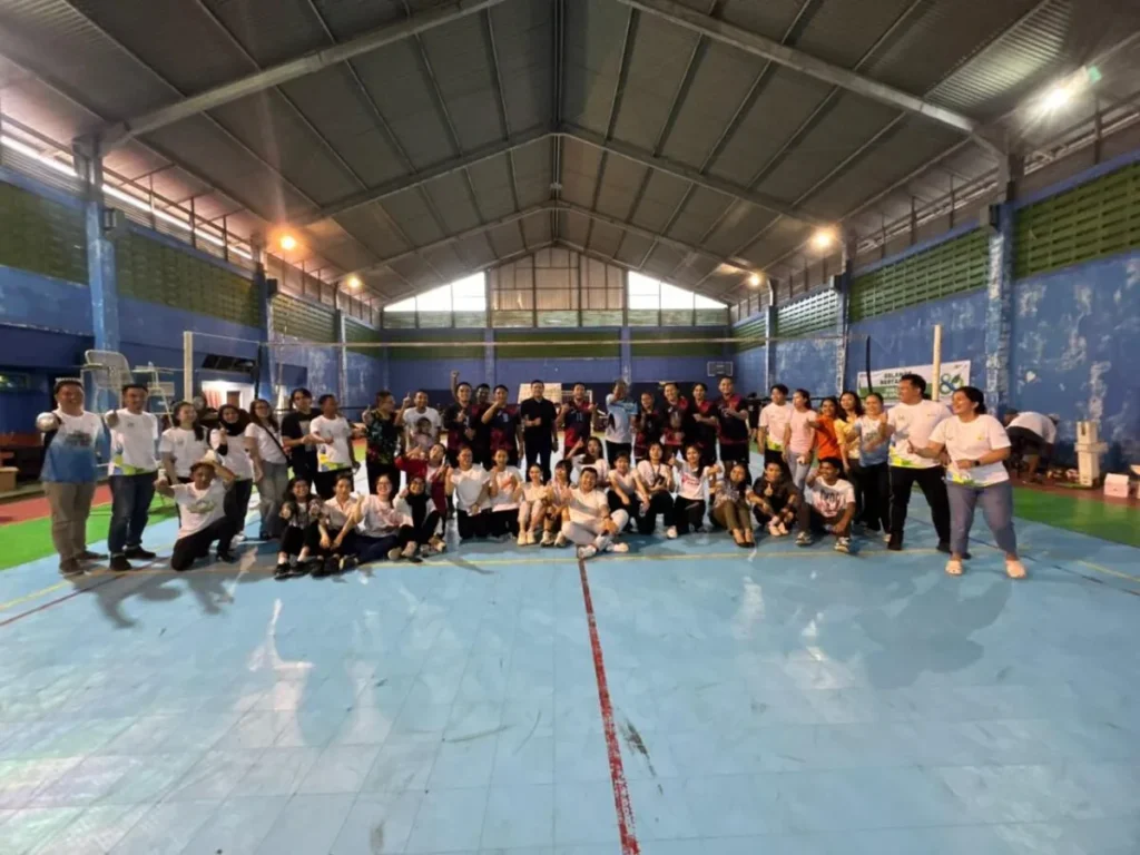 Prabowo Hantar Tim Voli PLN UP3 Manado Juara di Semarak HUT PLN ke-80 121 tim volly PLN UP3 Manado 2