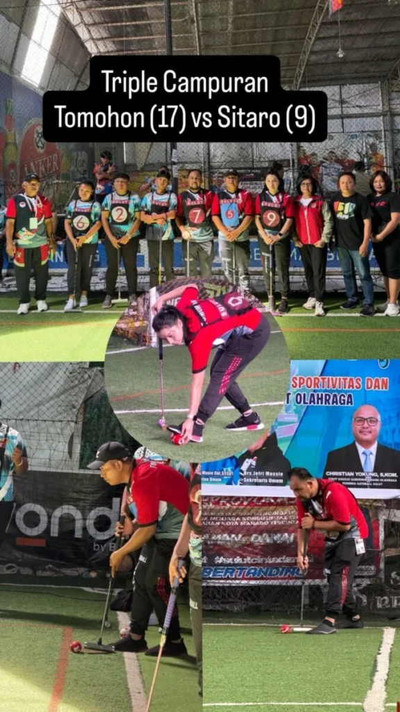 Porprov Sulut Ke XII, Tim Gateball Triple Campuran Kota Tomohon Menang Telak Atas Minsel dan Sitaro 130 1000460554
