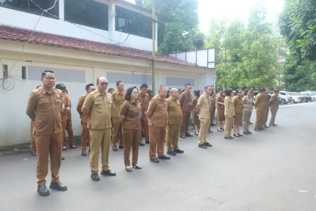 Apel kerja, Walikota Ingatkan ASN jadi Motor Penggerak Pemerintahan Berintegritas, Disiplin dan Etos Kerja Tinggi 123 foto e adve