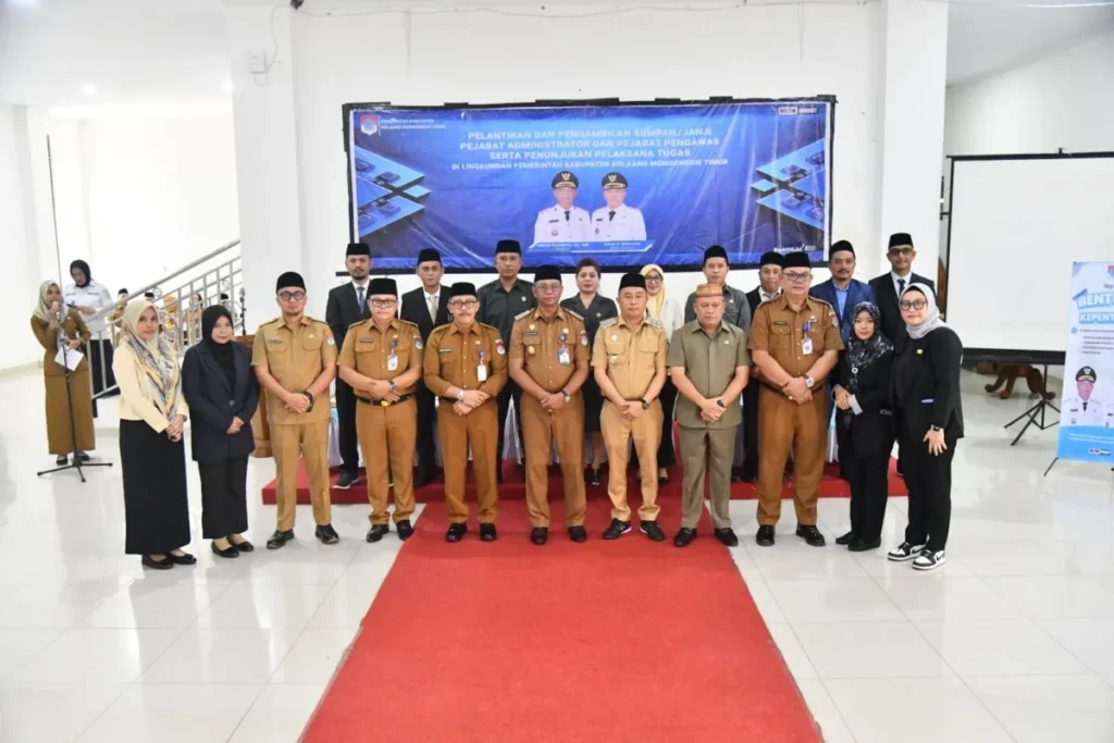 Bupati Oskar Manoppo Kembali Lantik 13 Pejabat Eselon III dan IV Dilingkup Pemda Boltim 121 pelantikan pejabat boltim