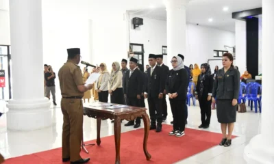 pelantikan pejabat boltim eselon III dan IV