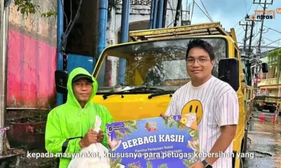 perokris pln suluttenggo berbagi kasih 100 paket natura kepada petugas kebersihan