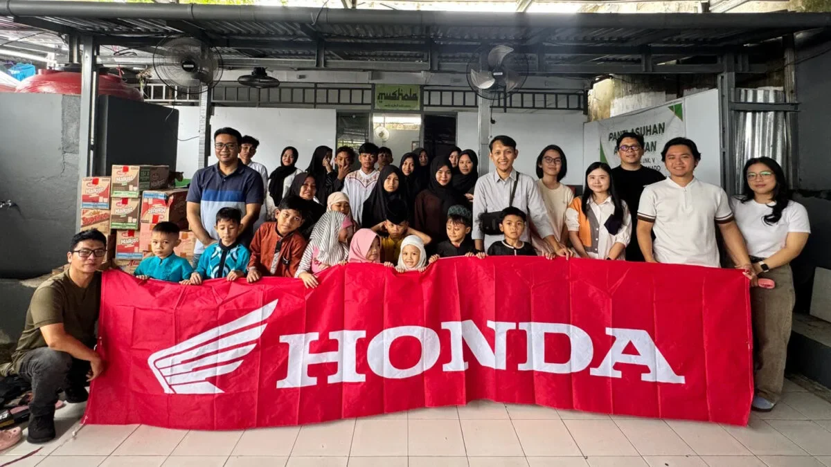Honda DAW salurkan sumbangan di bulan Ramadan (foto.ist)