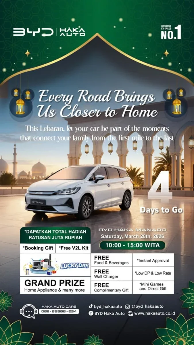 Pamplet kegiatan oleh BYD HAKA Manado