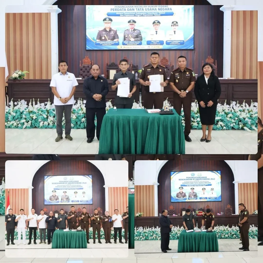 Kejari Talaud Tandatangi MoU Bersama Pemkab Terkait Perdata Dan TUN 161 PhotoCollage 1783562929354