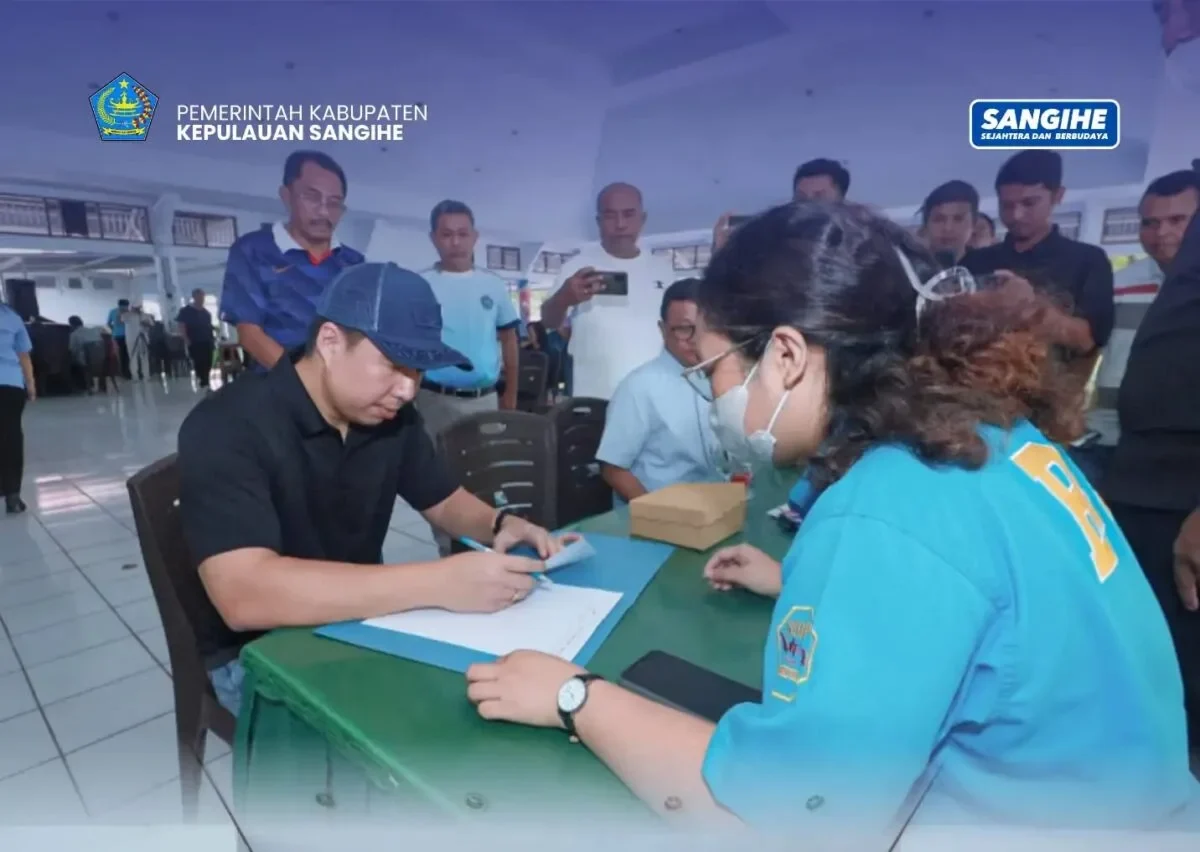Bupati Sangihe Mulai Terapkan Perda Antinarkotika, Pejabat dan ASN Wajib Test Urine 161 test urine oke