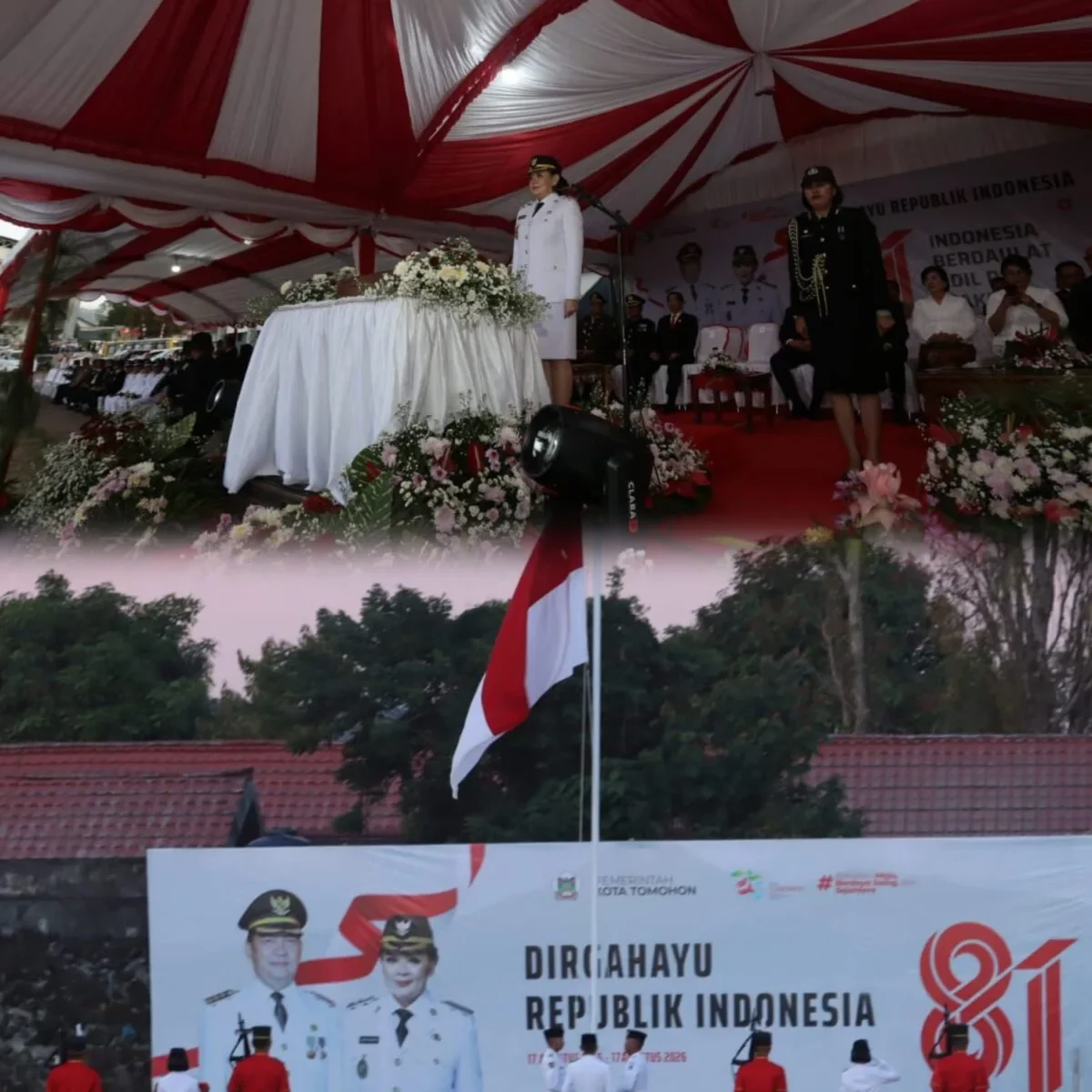Berlangsung Khidmat, Sendy Rumajar Pimpin Upacara Penurunan Bendera 166 80ae53fc 49b1 4438 829c 56dccb408ce7