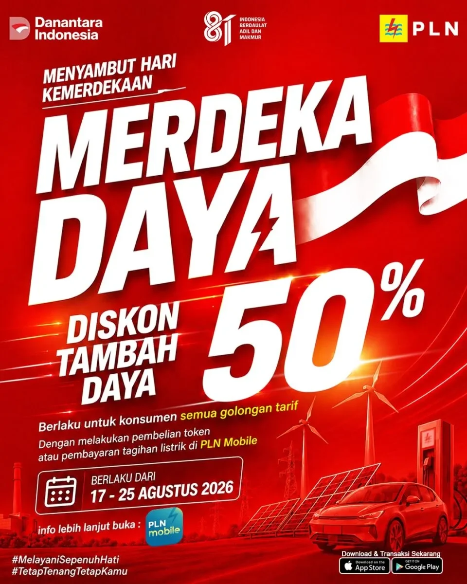 Rayakan HUT ke-81 RI, PLN Beri Diskon Tambah Daya 50 Persen 166 IMG 20260819 WA0033