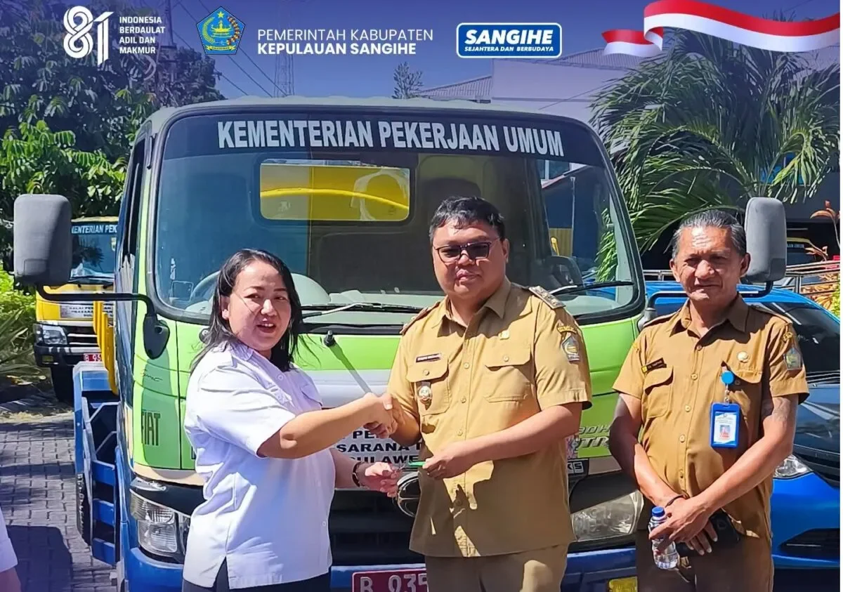 wabup sangihe terima oto tangki