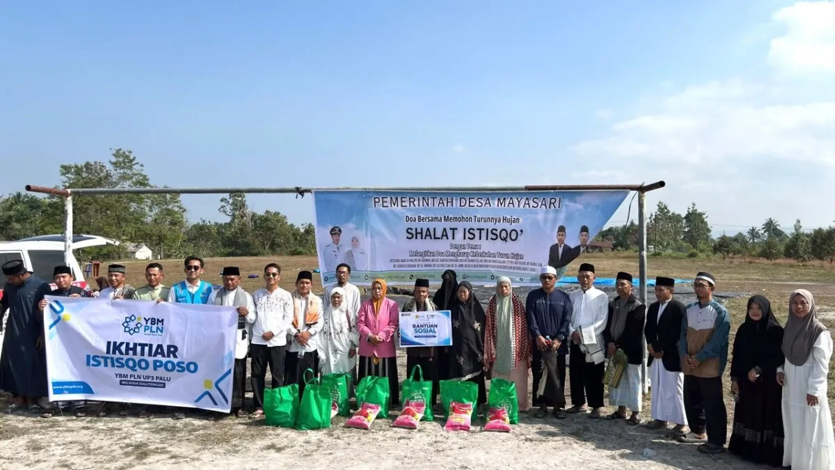 Bersama Dalam Doa, YBM PLN UP3 Palu Bersama Pemdes Mayasari Gelar Ikhtiar Istisqo dan Berbagi untuk Dhuafa 167 IMG 20260915 WA0012