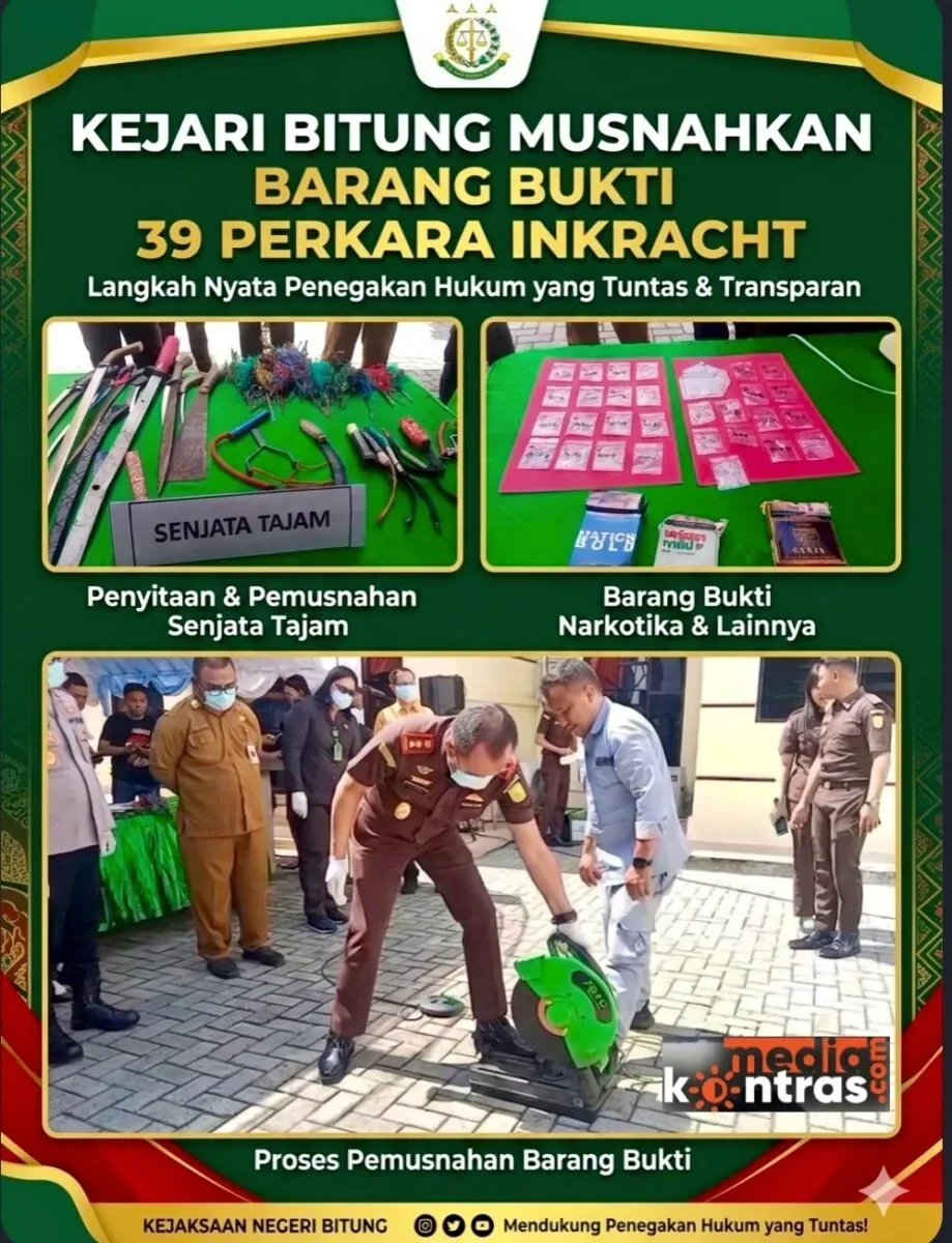 Kejari Bitung Musnahkan Sabu dan Barang Bukti 39 Perkara 167 lv 0 20260922222940
