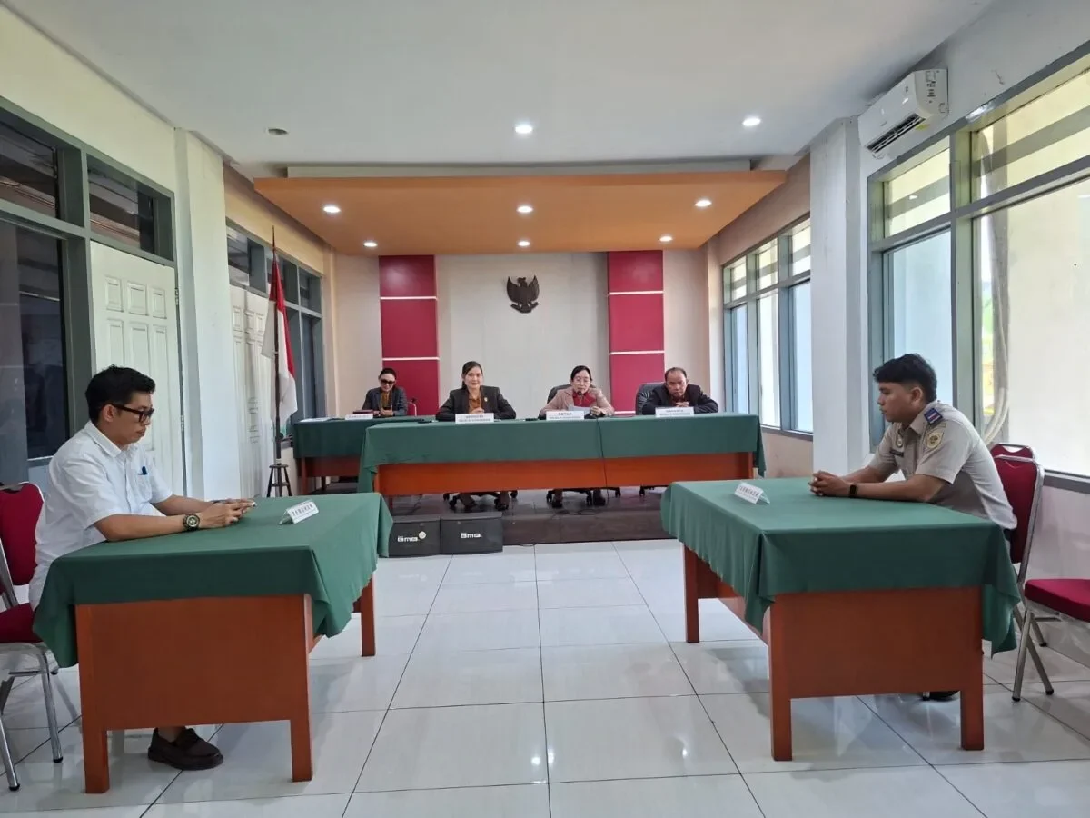 sidang KIP dengan termohon BPN Talaud