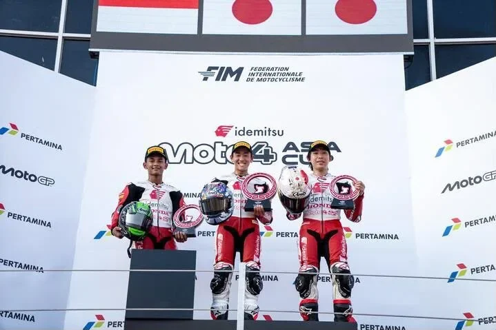 Bintang Pranata Raih Podium Kedua Race Pertama Idemitsu Moto4 Asia Cup Mandalika 164 IMG 20261010 WA0116